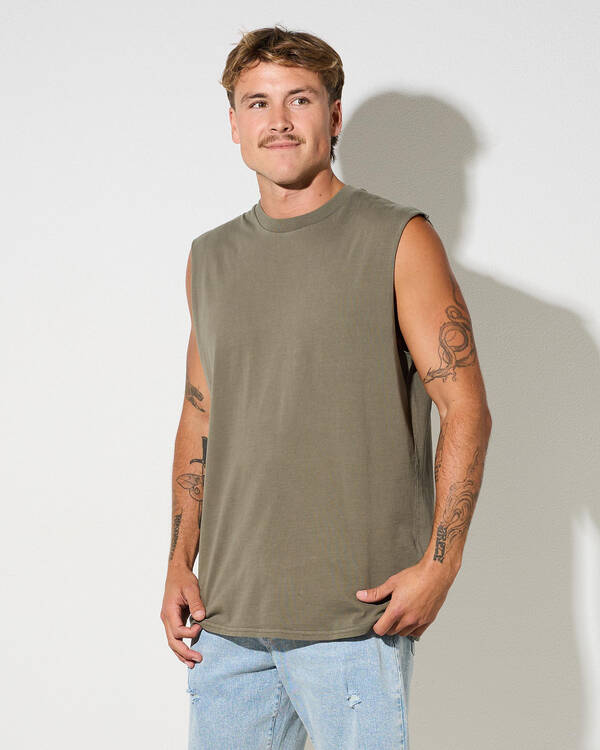Premium Wave Wash Muscle Tank