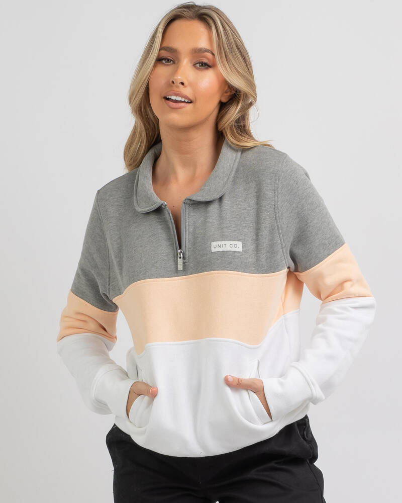 Unit Coco Half Zip Sweatshirt for Womens