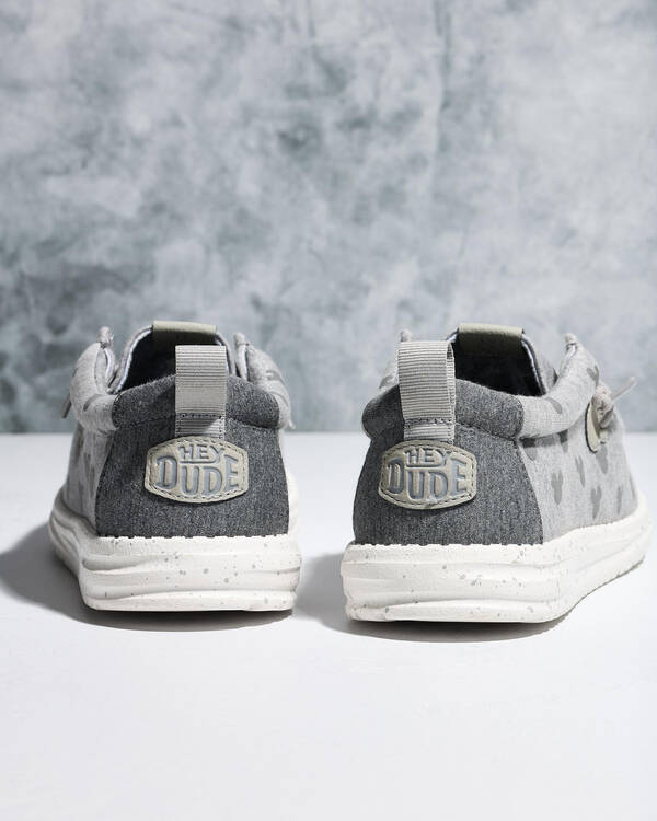 HEYDUDE Wally Mickey Puff Print Shoes for Mens