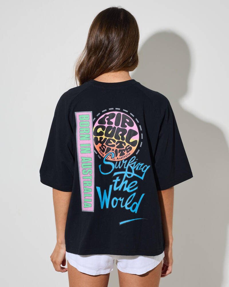 Rip Curl Surf The World Boxy T-Shirt for Womens