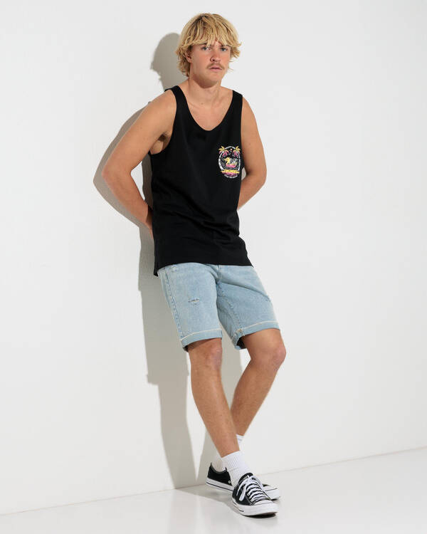 Salty Life Gone Floatin' Singlet for Mens