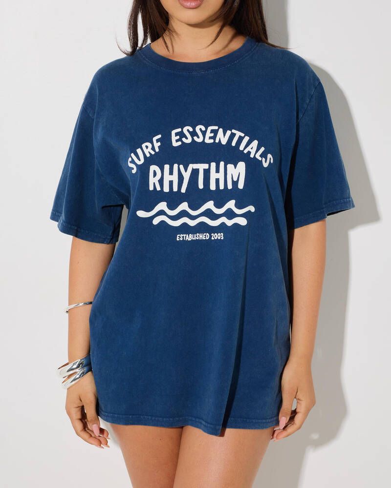 Rhythm Surf Essentials Oversized T-Shirt for Womens