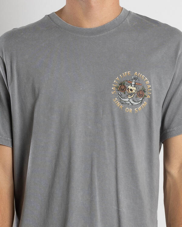 Salty Life Sink or Swim T-Shirt for Mens