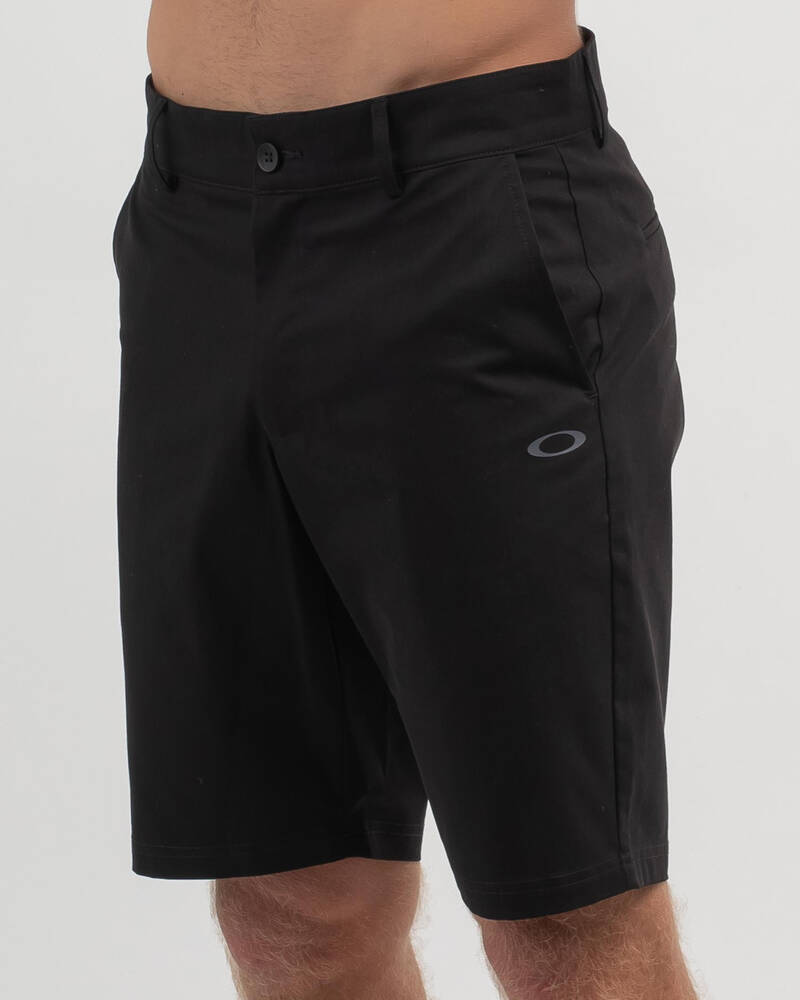 Shop Oakley Chino Icon Shorts In Blackout Fast Shipping & Easy