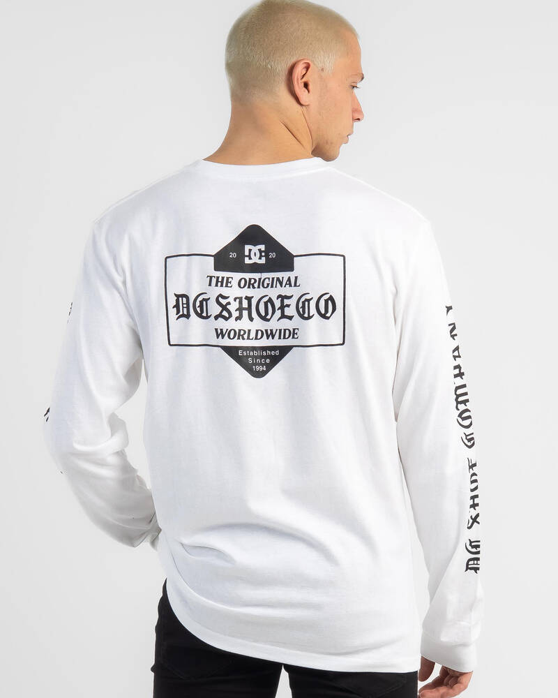 DC Shoes Boxed In Long Sleeve T-Shirt for Mens