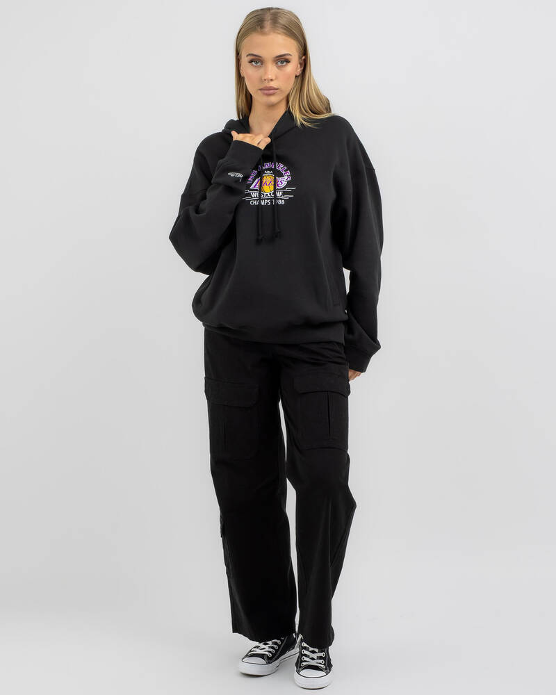 Mitchell & Ness Los Angeles Lakers Letterman Hoodie for Womens