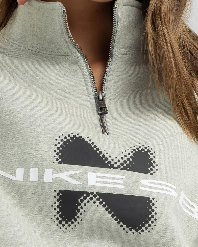Nike SB Fleece Half Zip Sweatshirt for Womens