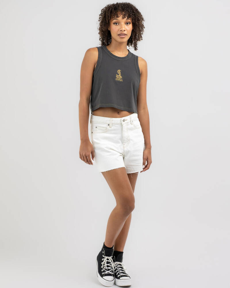 RVCA Snake Control Muscle Tank Top for Womens