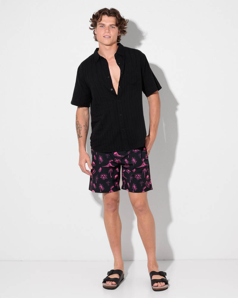 Skylark Lean Back Elastic Waist Shorts for Mens