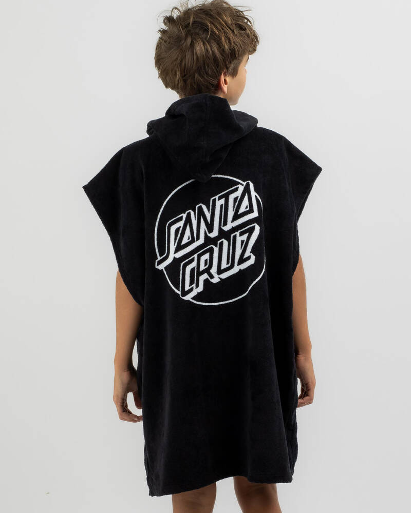 Santa Cruz Boys' Opus Dot Hooded Towel for Mens
