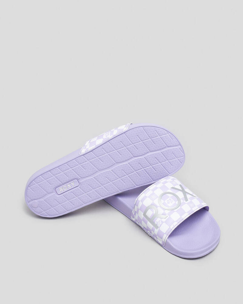 Roxy Girls' Roxy Slippy Slide Sandals for Womens