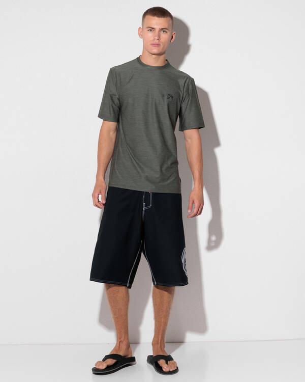 Billabong Shoreline Short Sleeve Rash Vest for Mens