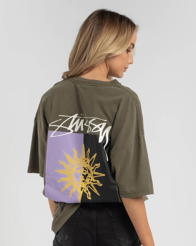 Stussy Sunsets Relaxed T-Shirt for Womens