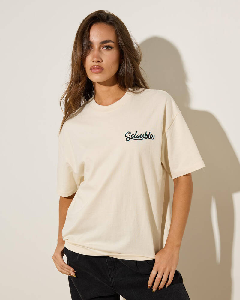 S-Double Peacesign T-Shirt for Womens