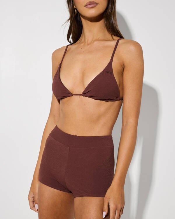 Roxy Palm Shadows Shorty Bikini Bottom for Womens