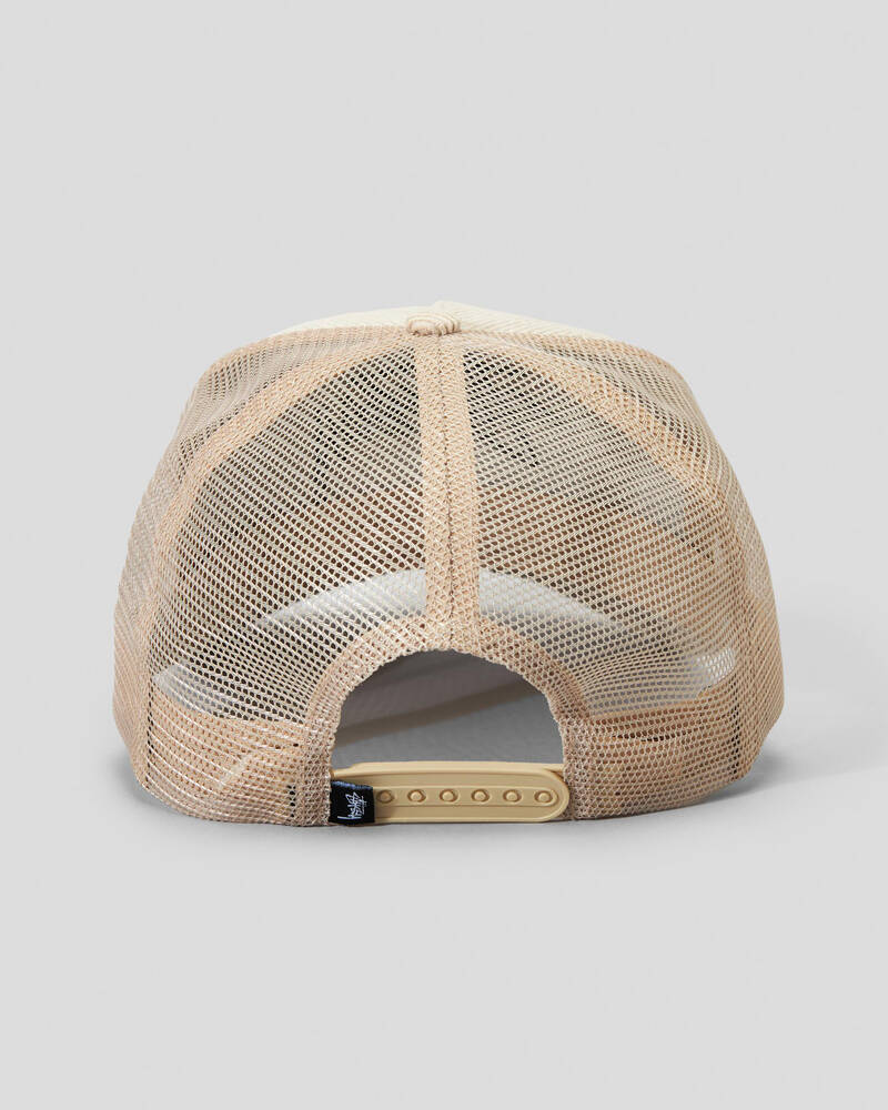 Stussy Stock Cord Trucker Cap for Mens
