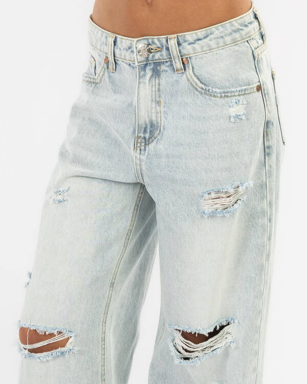 DESU Girls' Blaze Wide Leg Jeans for Womens