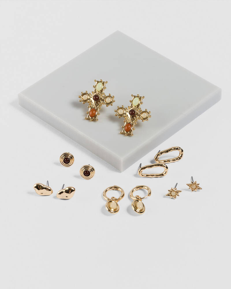 Karyn In LA Solomon Earring Pack for Womens