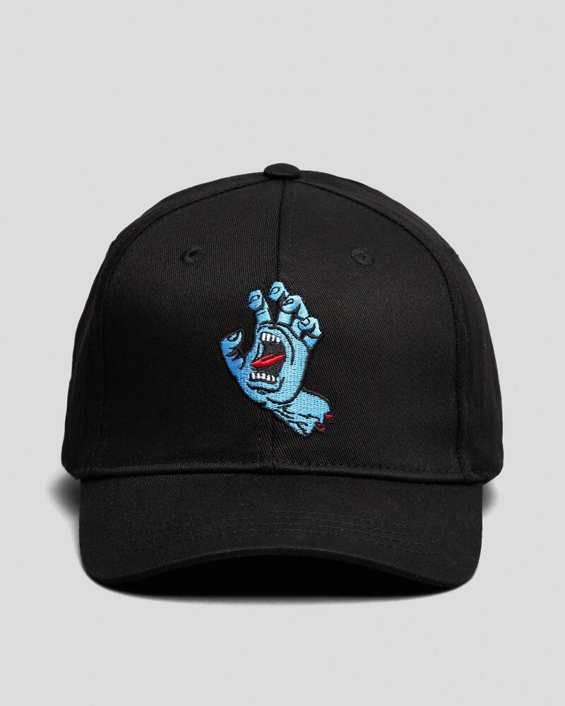 Santa Cruz Boys' Screaming Hand Patch Cap for Mens