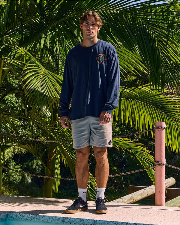 Salty Life Vision Elastic Waist Shorts for Mens