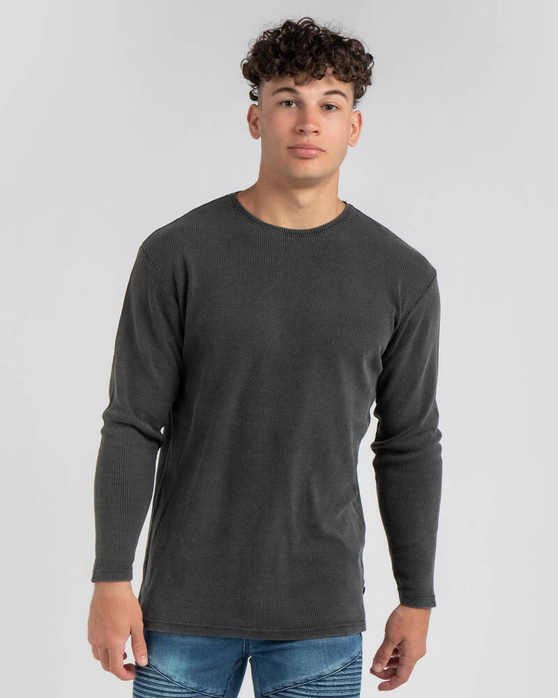 Silent Theory Acid Waffle Long Sleeve T-Shirt for Mens