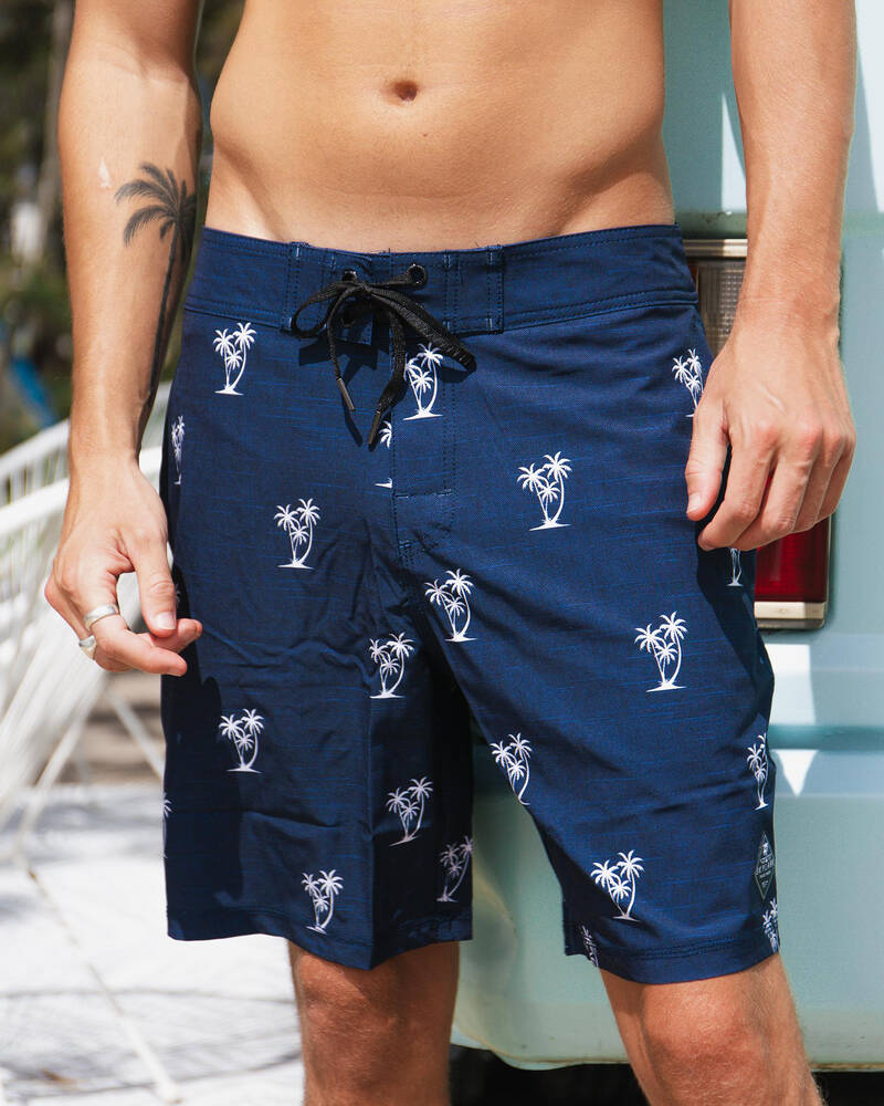 Shop Skylark Floral Board Shorts In Navy - Fast Shipping & Easy Returns ...
