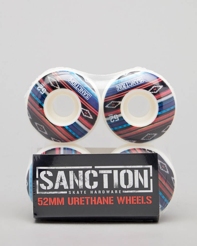 Sanction Calavera 52mm Skatboard Wheel Pack for Unisex