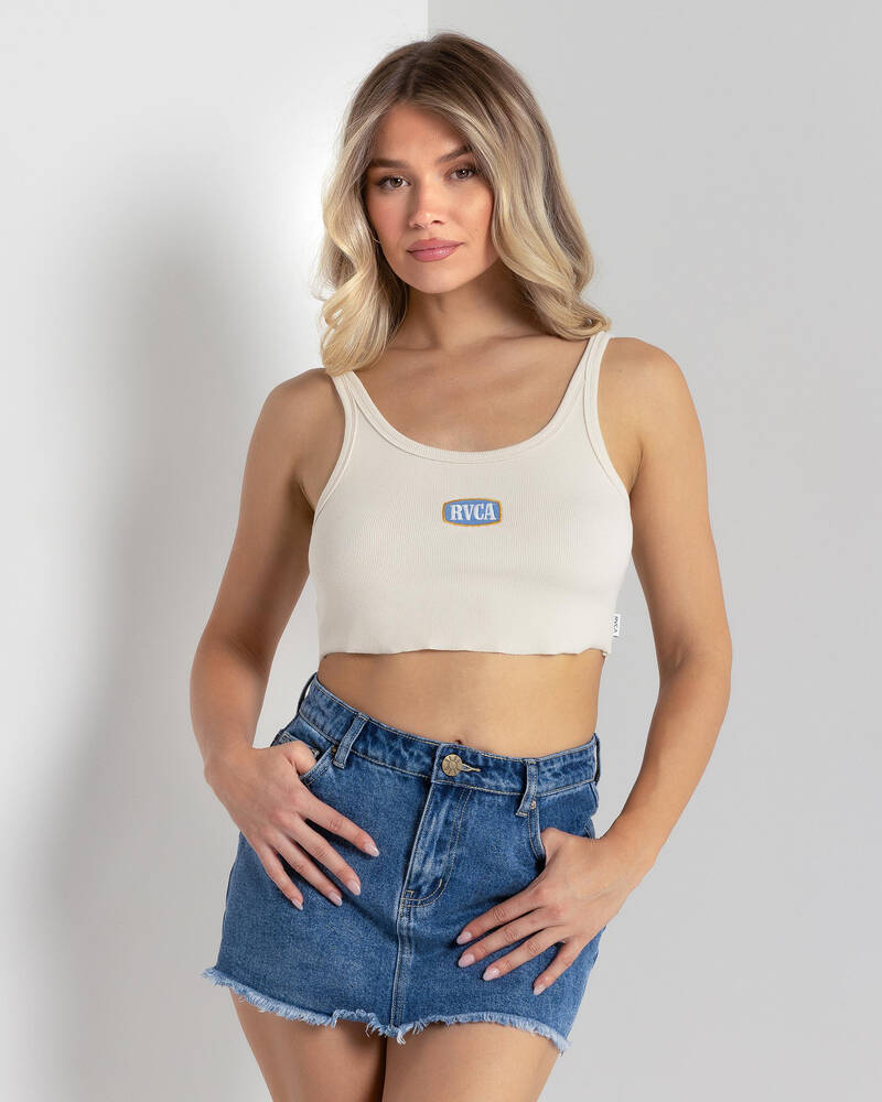 RVCA Old West Scooped Tank Top for Womens