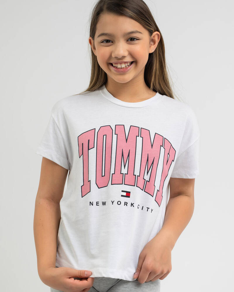 Tommy Hilfiger Girls' Bold Varsity T-Shirt for Womens