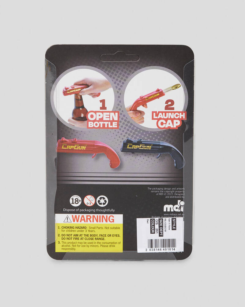 Get It Now Cap Gun Bottle Opener for Unisex