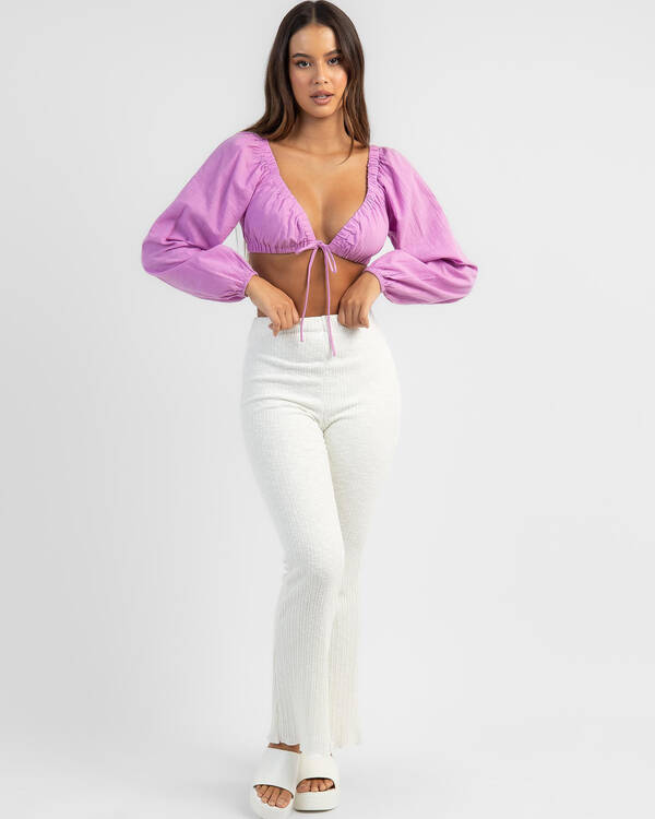 Ava And Ever Indigo Top for Womens