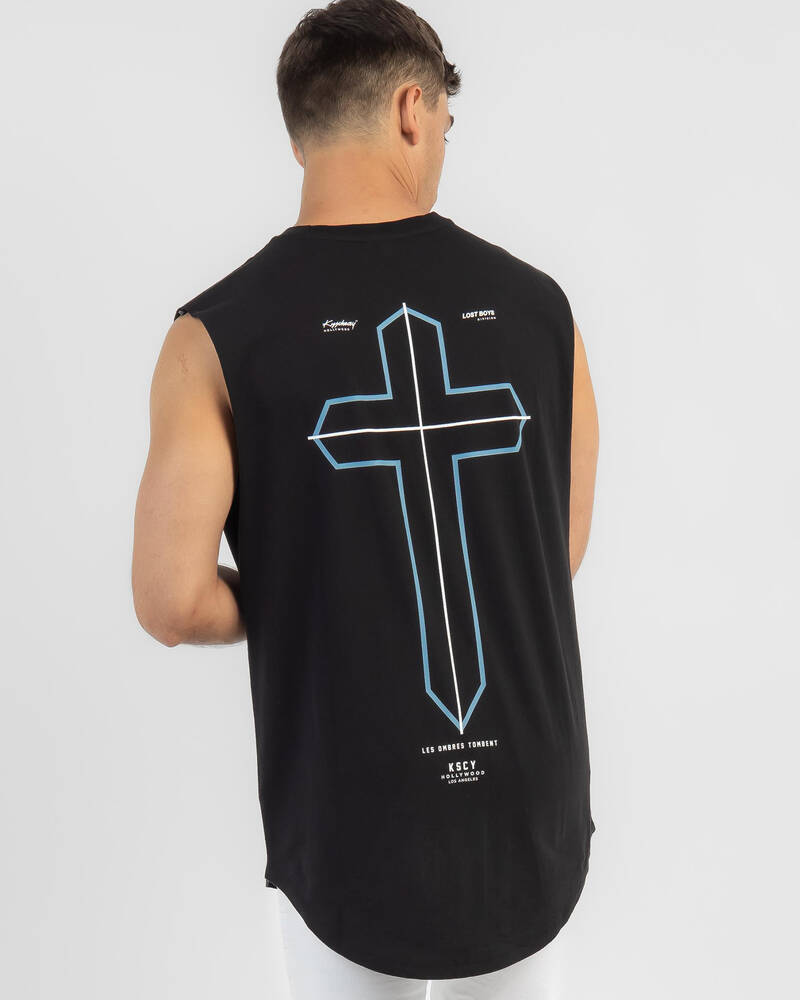 Kiss Chacey Speedway Dual Curved Muscle Tank for Mens