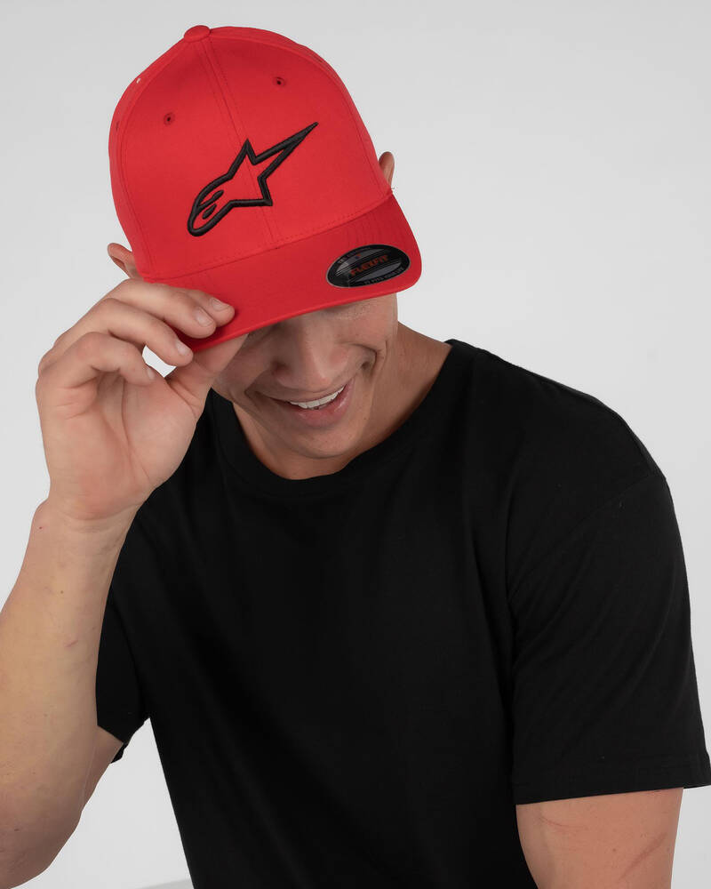 Alpinestars Ageless Popper – Baseball Cap Uomo, Strutturato, Con Logo Ricamato, Chiusura Snapback