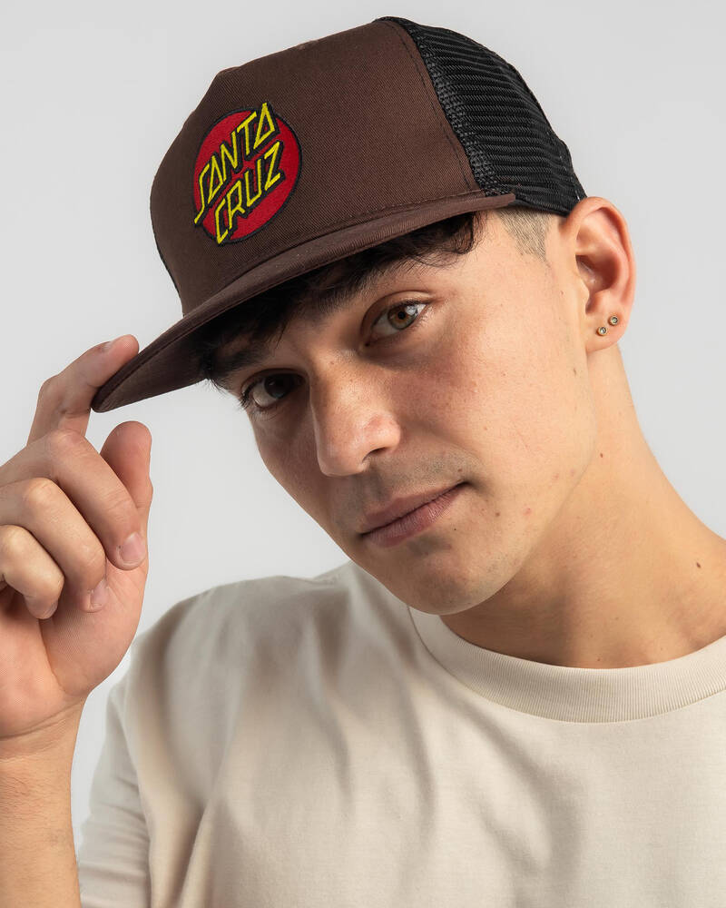 Santa Cruz Classic Dot Patch Cap for Mens