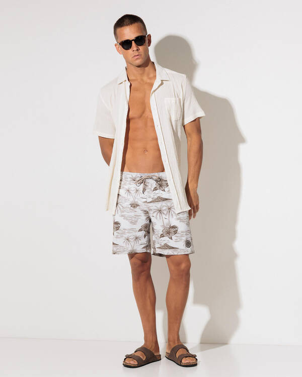 Jacks Sunlit Elastic Waist Shorts for Mens