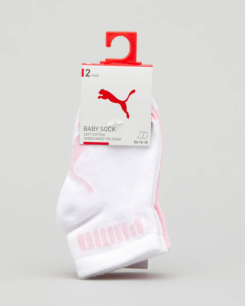 Puma Toddlers' Mini Cats Lifestyle Socks 2 Pack for Mens