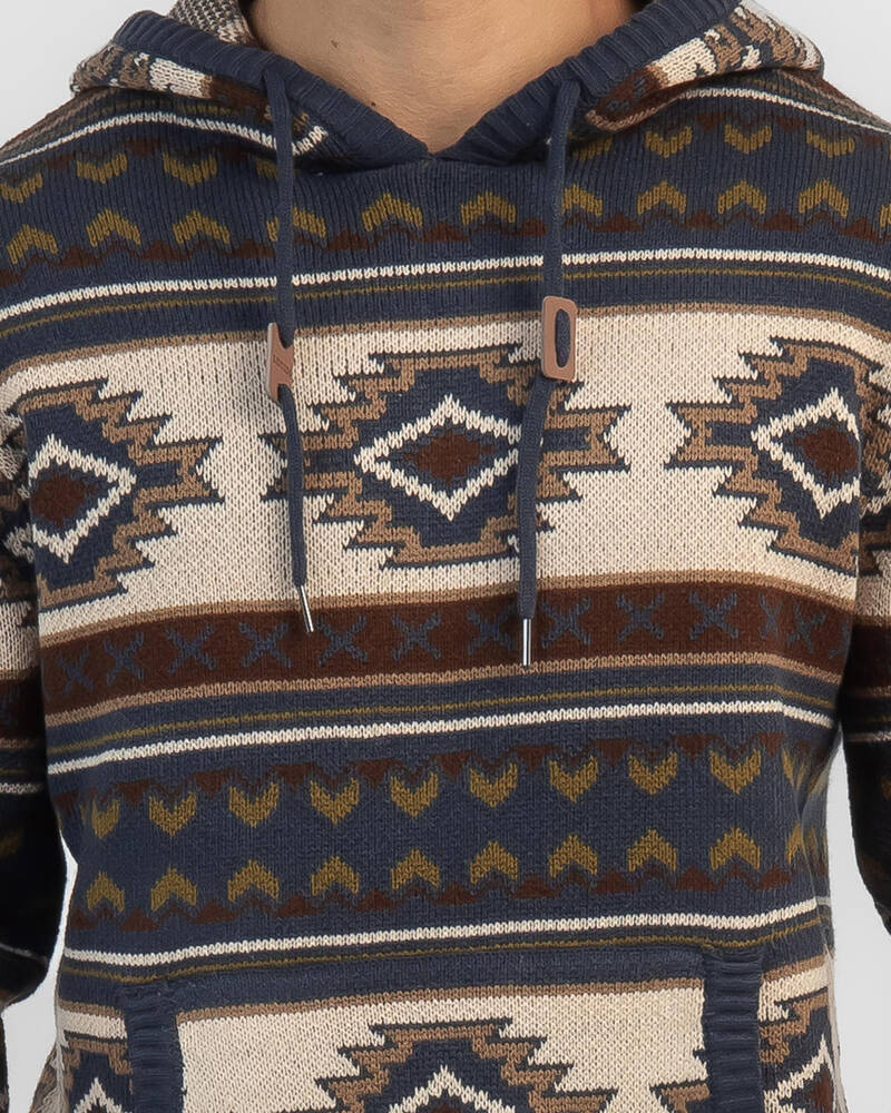 Lucid Dawn Knit Hoodie for Mens