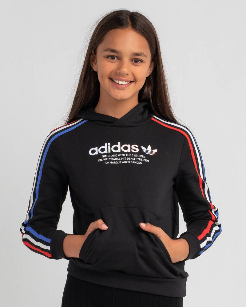 adidas Girls' Adicolour Hoodie for Womens