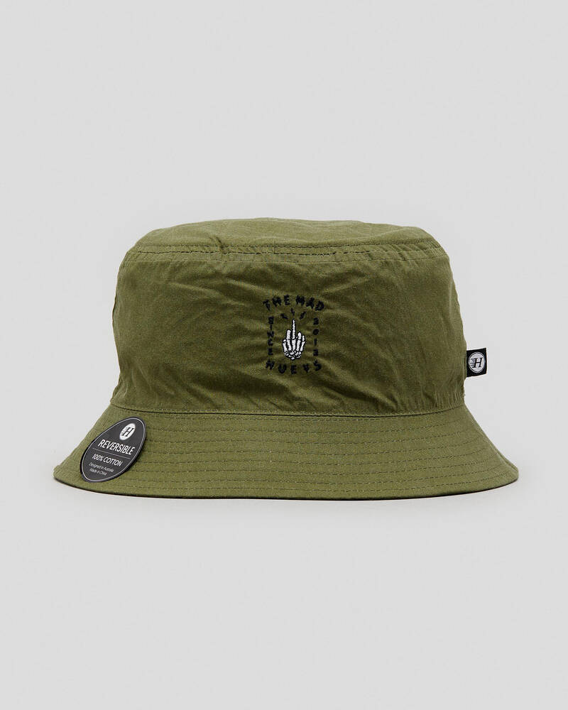 The Mad Hueys Let Us Live Reversible Bucket Hat for Mens