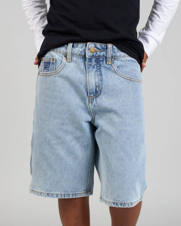 Boys' Hyped Up Denim Walk Shorts
