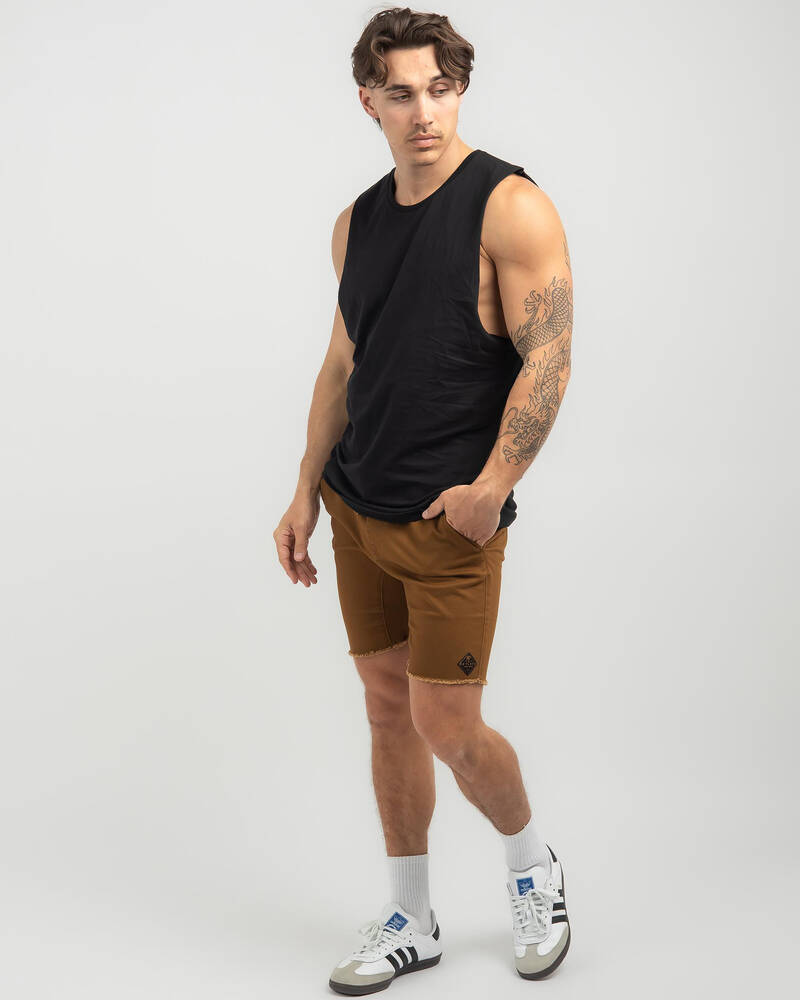 Skylark Erase Drop Crotch Walk Shorts for Mens