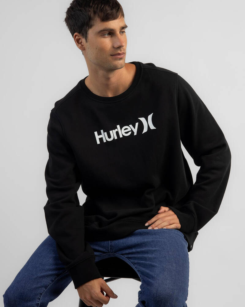Hurley One And Only Solid Crew Sweatshirt for Mens