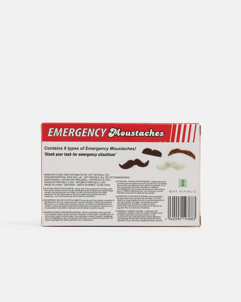 William Valentine Collection Emergency Moustaches for Unisex