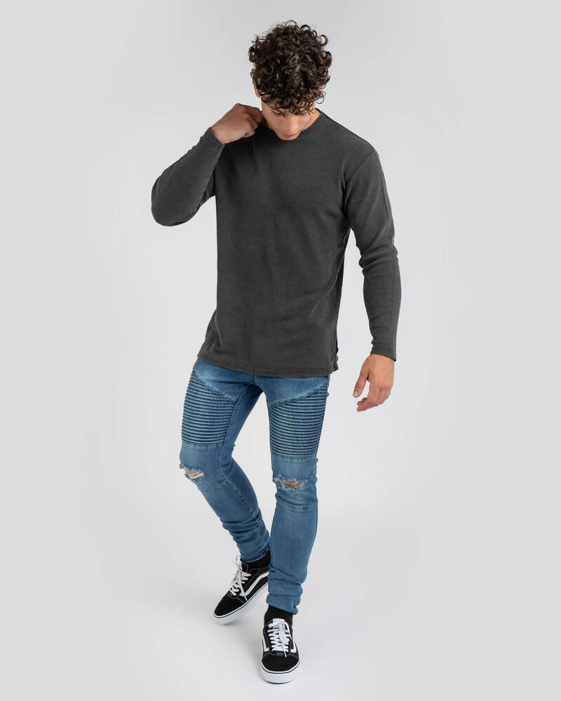 Silent Theory Acid Waffle Long Sleeve T-Shirt for Mens