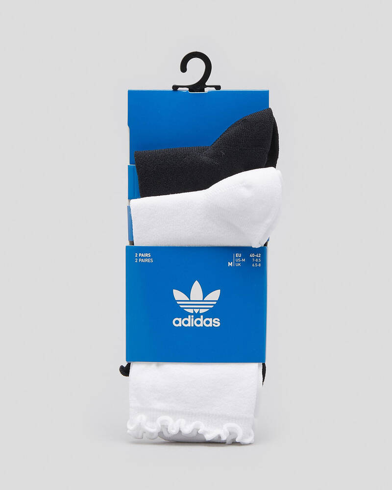 adidas Womens Ruffle Crew Sock Pack for Womens