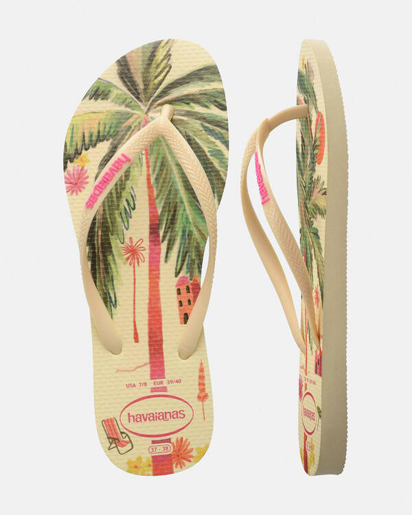 Havaianas Slim Summer Bliss Thongs for Womens