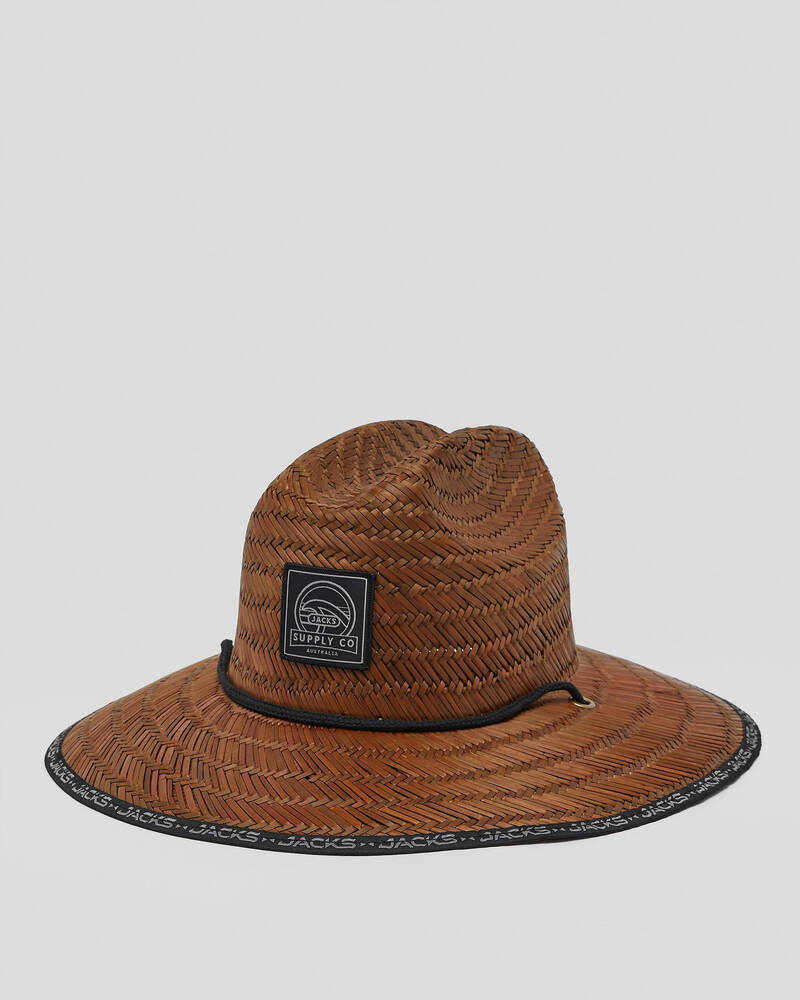 Jacks Rift Straw Hat for Mens