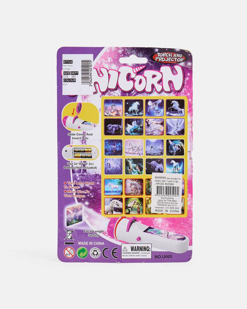 Get It Now Unicorn Projector Torch for Womens