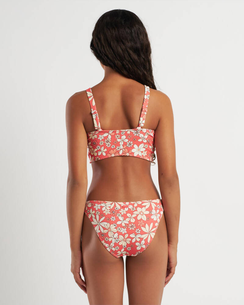 Roxy Girls' Fab Floral Crop Bikini Set for Womens