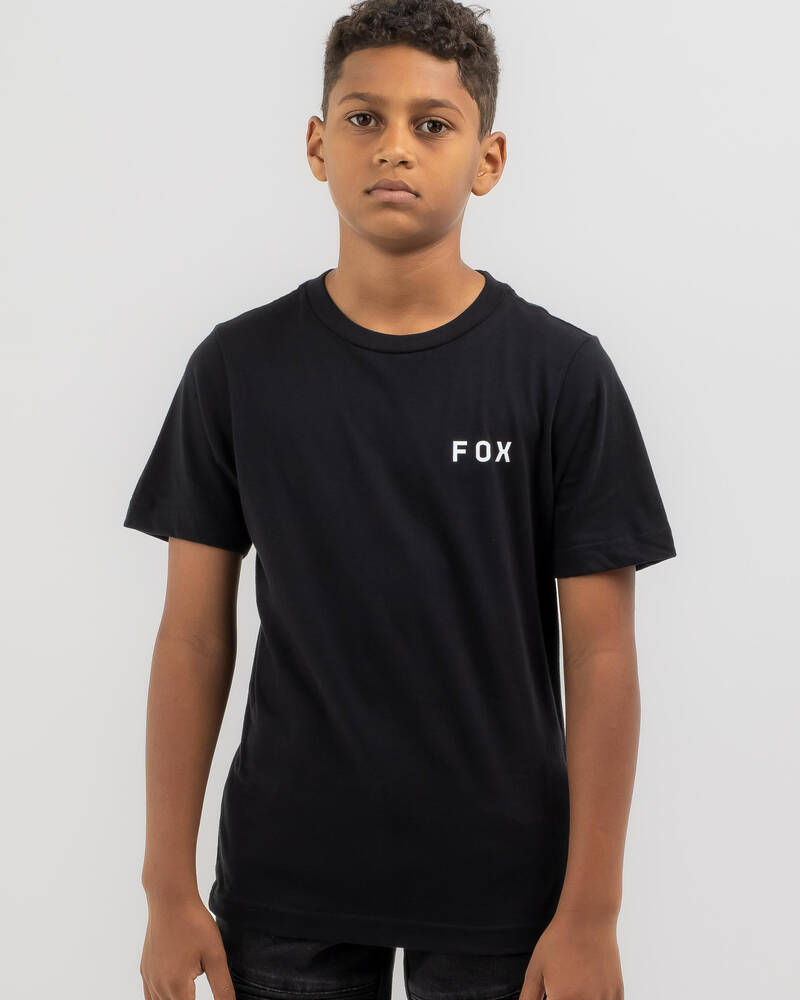 Fox Boys' Barcode T-Shirt for Mens